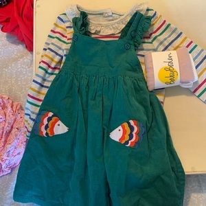 Baby Biden hedgehog short and romper with two sets of tights